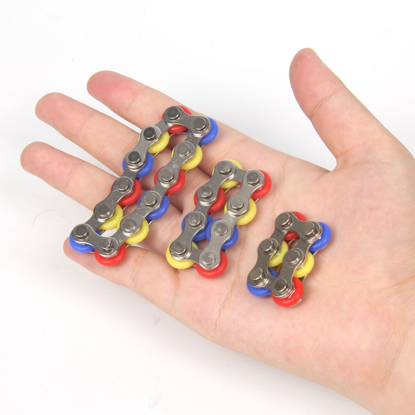 1pcs Bike Chain Fidget Spinner Bracelet Fidget Metal Toy Anti Stress Toy Stress Reliever Desk Toys